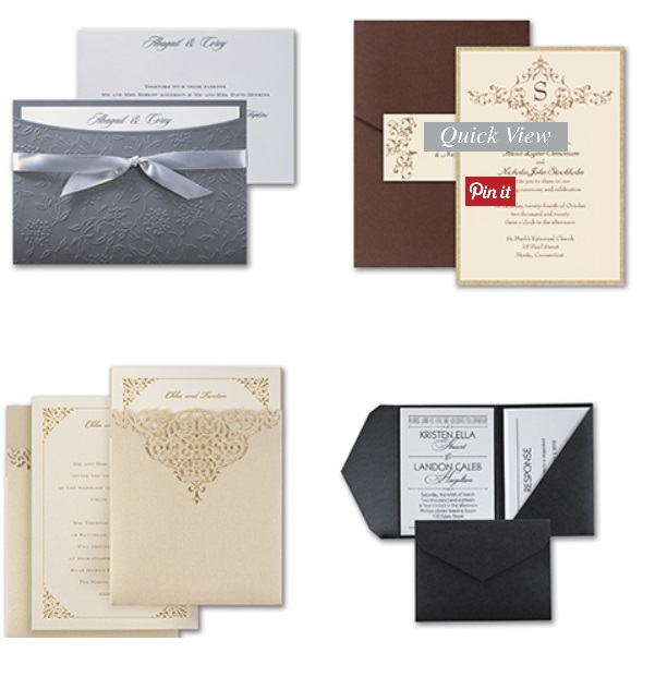 Pocket Wedding Invitations